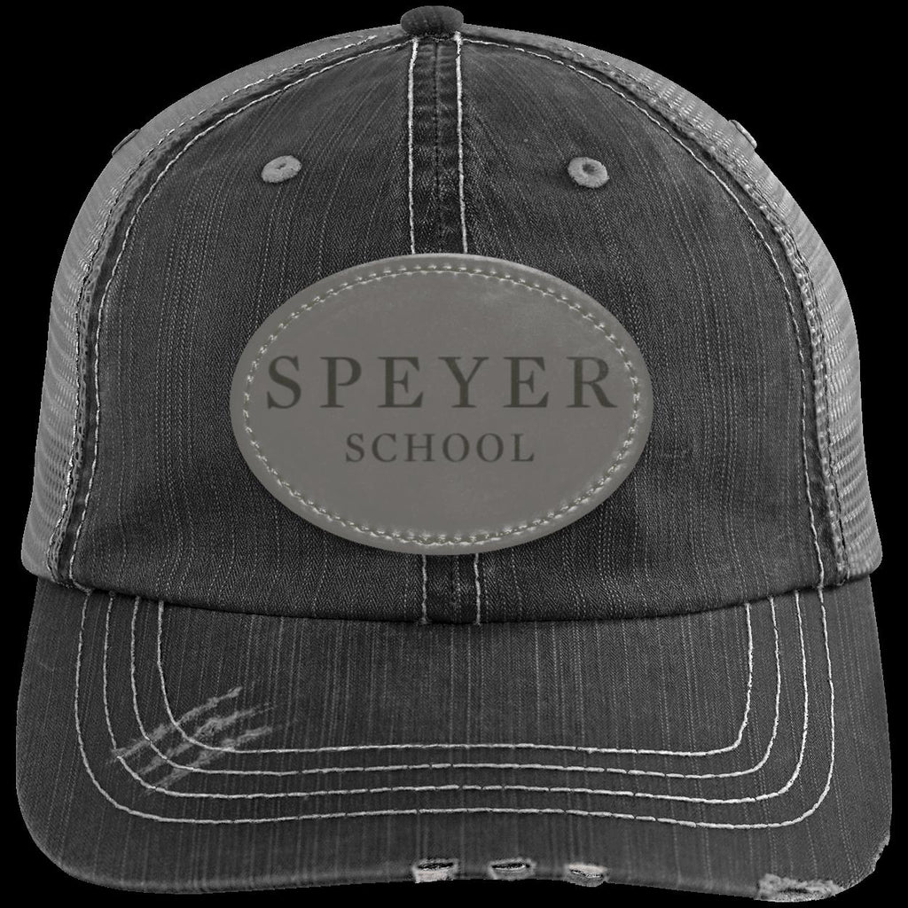 Distressed Trucker hat with Patch