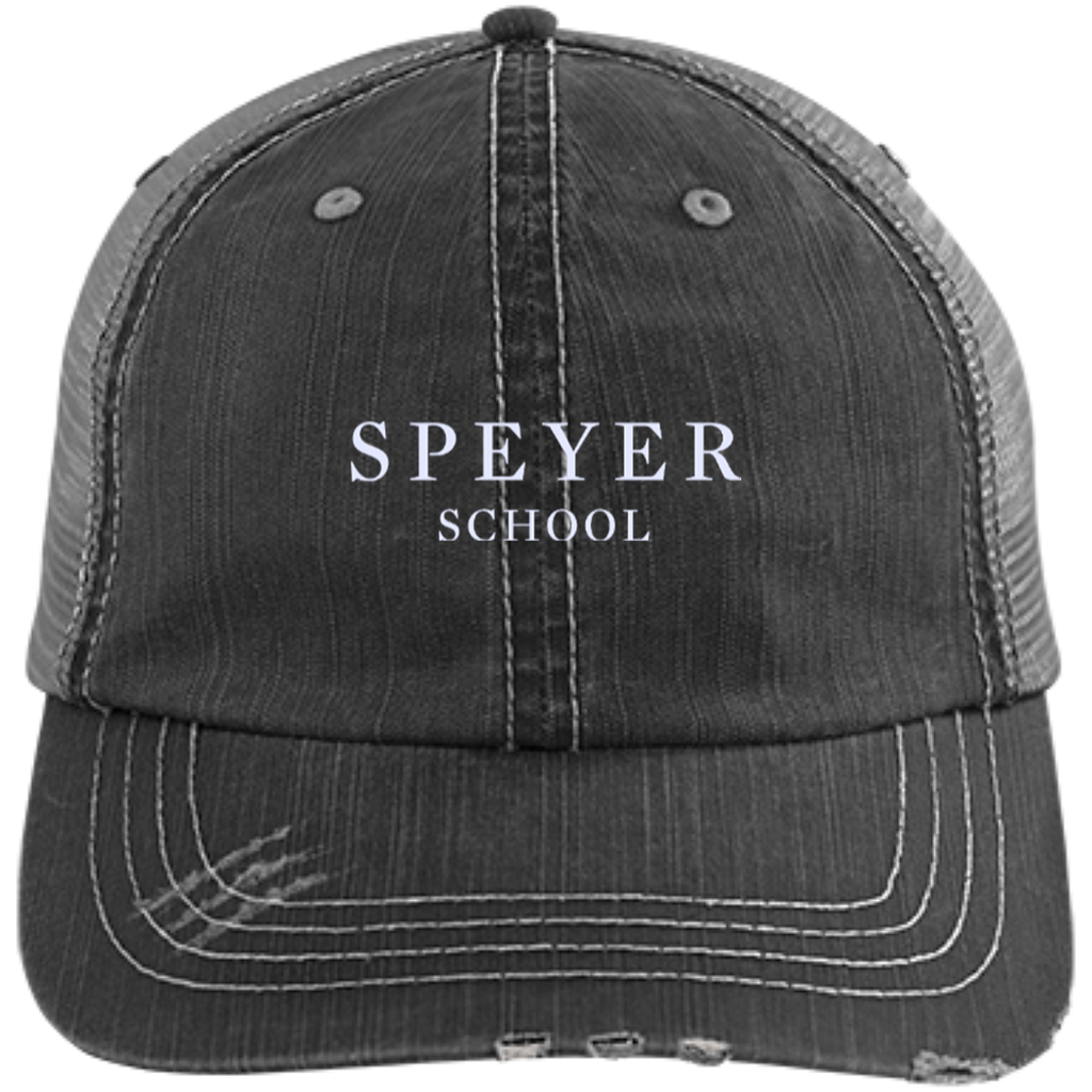 Distressed Unstructured Trucker Cap