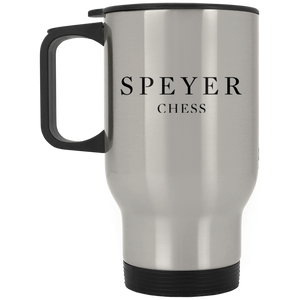 Chess -  Silver Stainless Travel Mug